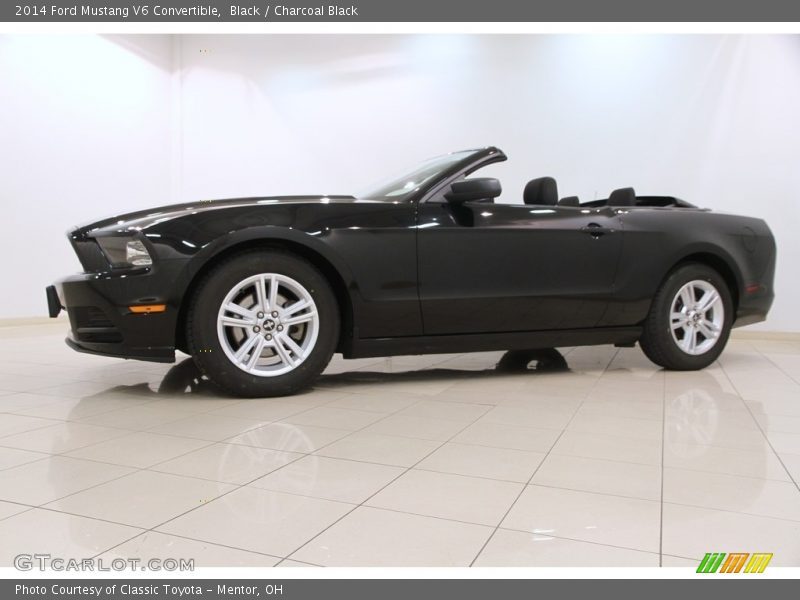 Black / Charcoal Black 2014 Ford Mustang V6 Convertible