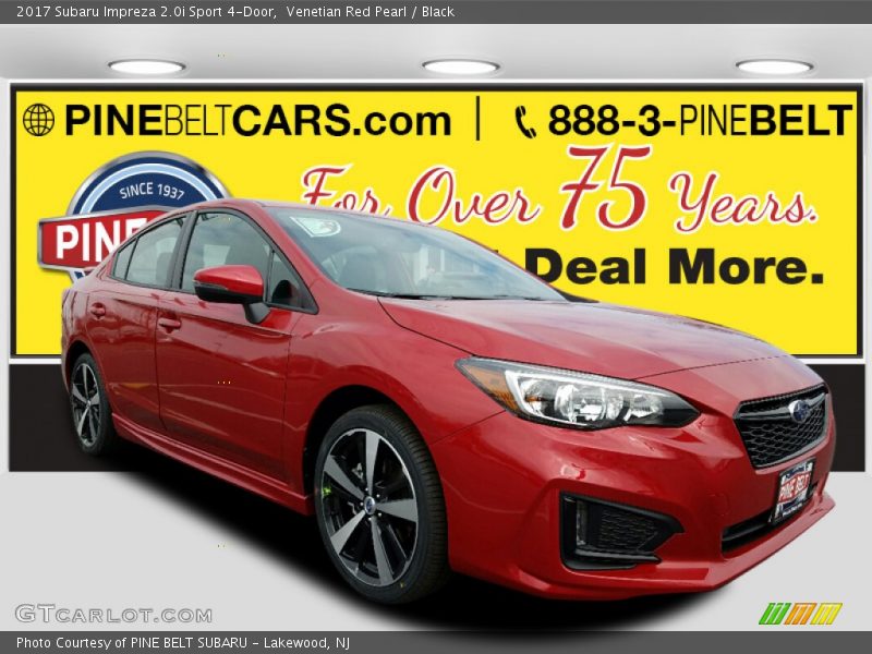 Venetian Red Pearl / Black 2017 Subaru Impreza 2.0i Sport 4-Door