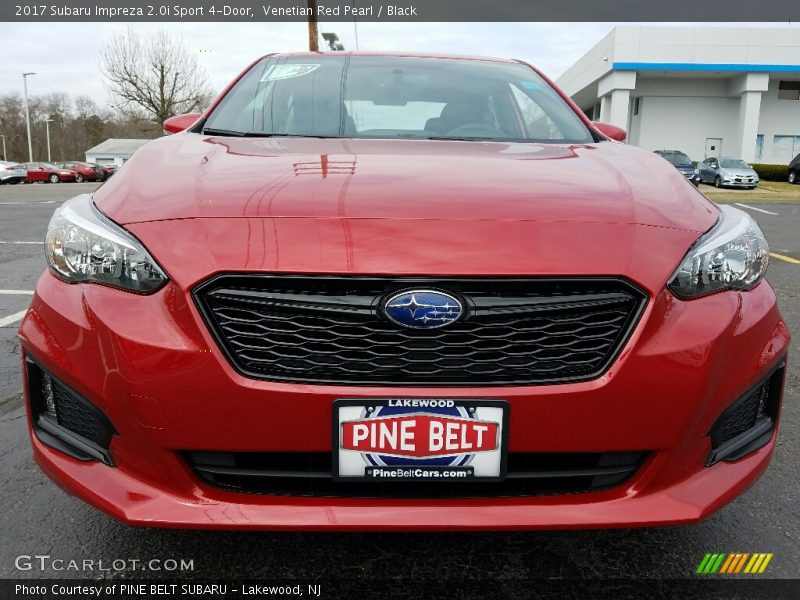 Venetian Red Pearl / Black 2017 Subaru Impreza 2.0i Sport 4-Door