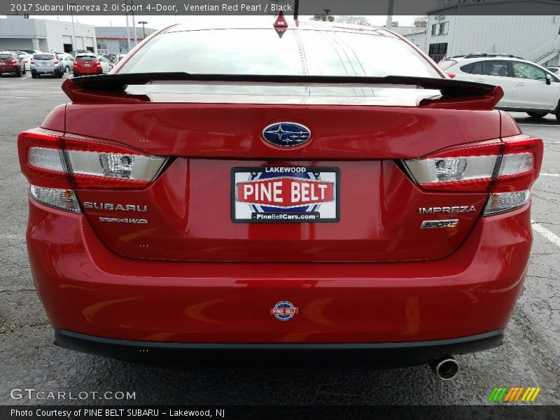 Venetian Red Pearl / Black 2017 Subaru Impreza 2.0i Sport 4-Door