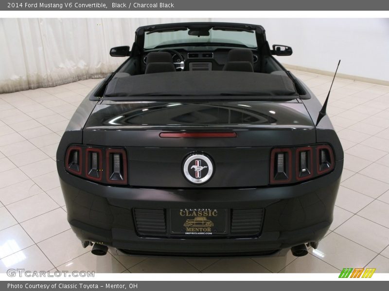Black / Charcoal Black 2014 Ford Mustang V6 Convertible