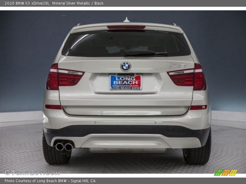 Mineral Silver Metallic / Black 2016 BMW X3 xDrive28i