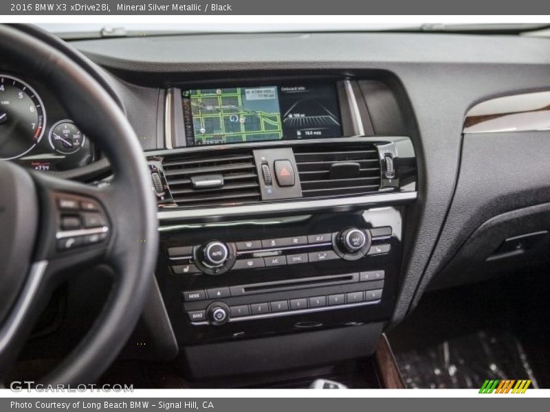 Mineral Silver Metallic / Black 2016 BMW X3 xDrive28i