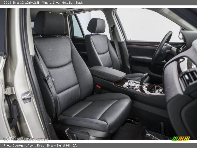 Mineral Silver Metallic / Black 2016 BMW X3 xDrive28i