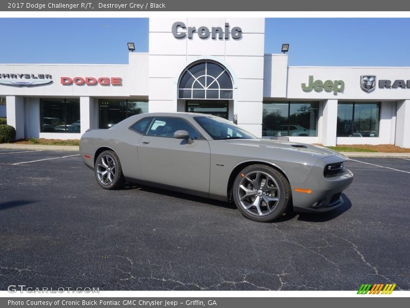 Destroyer Grey / Black 2017 Dodge Challenger R/T
