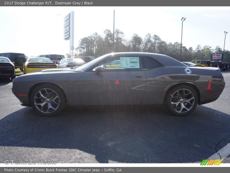 Destroyer Grey / Black 2017 Dodge Challenger R/T