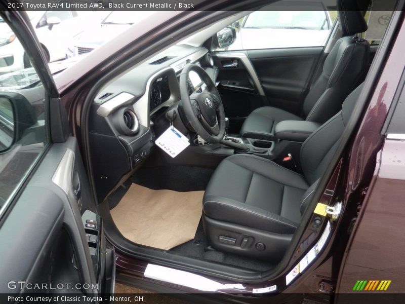 Black Current Metallic / Black 2017 Toyota RAV4 Limited AWD