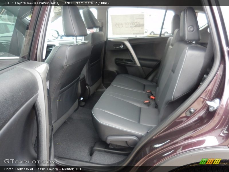 Black Current Metallic / Black 2017 Toyota RAV4 Limited AWD