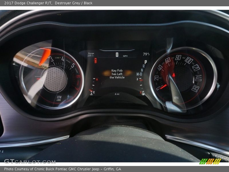 Destroyer Grey / Black 2017 Dodge Challenger R/T