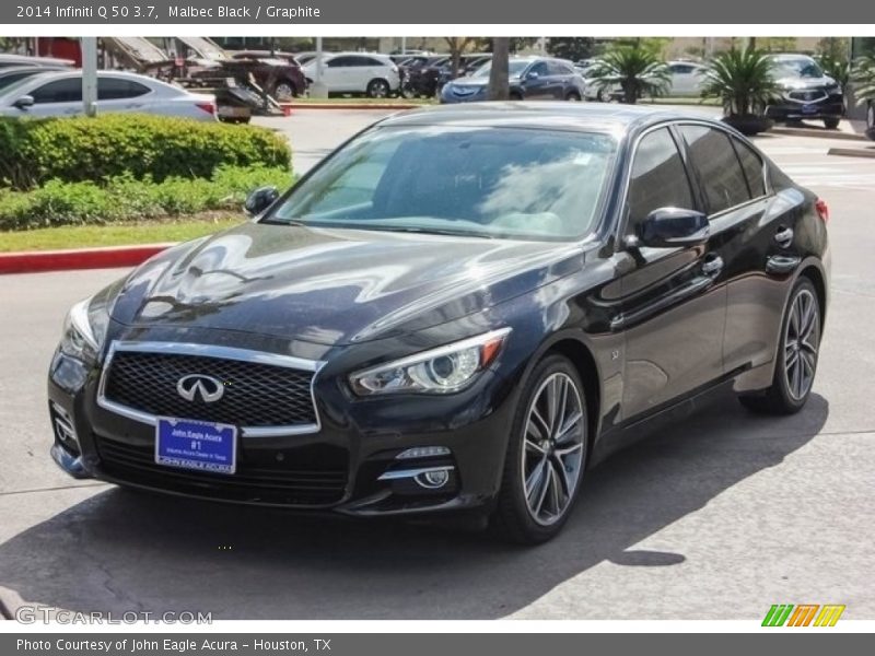 Malbec Black / Graphite 2014 Infiniti Q 50 3.7