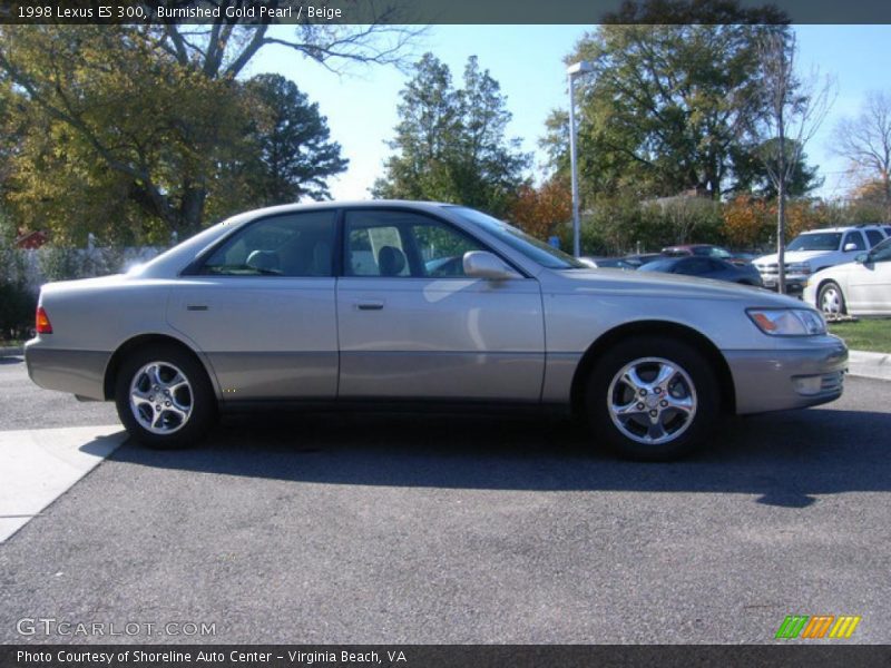 Burnished Gold Pearl / Beige 1998 Lexus ES 300
