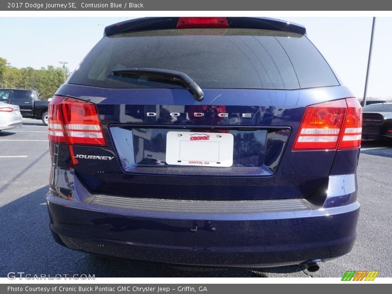 Contusion Blue / Black 2017 Dodge Journey SE