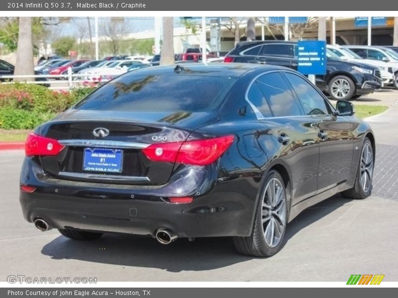 Malbec Black / Graphite 2014 Infiniti Q 50 3.7