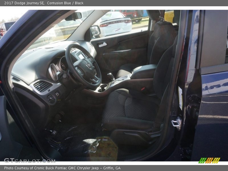 Contusion Blue / Black 2017 Dodge Journey SE