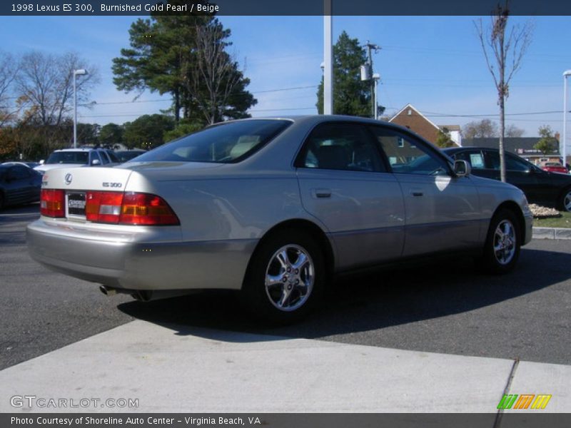 Burnished Gold Pearl / Beige 1998 Lexus ES 300