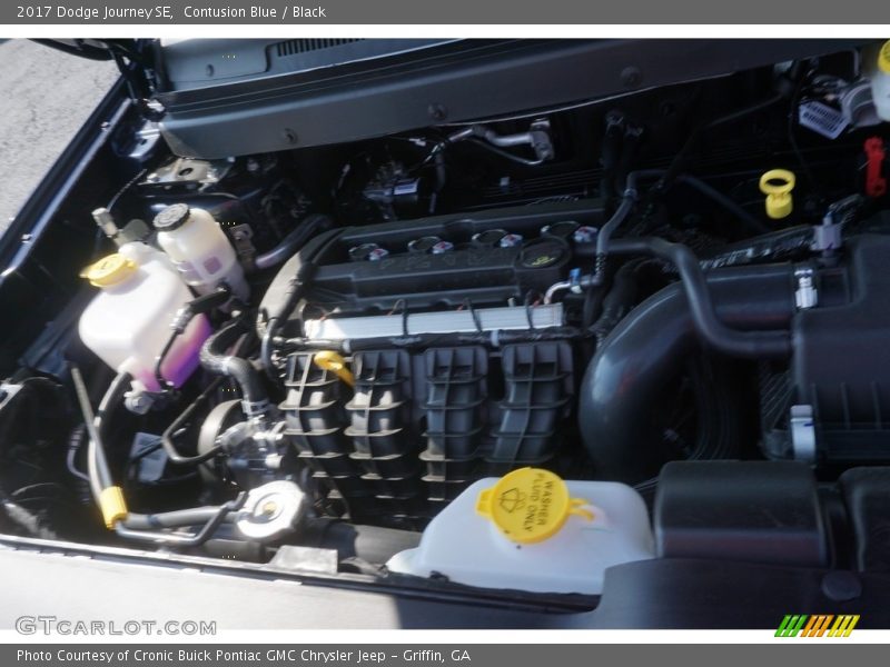 Contusion Blue / Black 2017 Dodge Journey SE