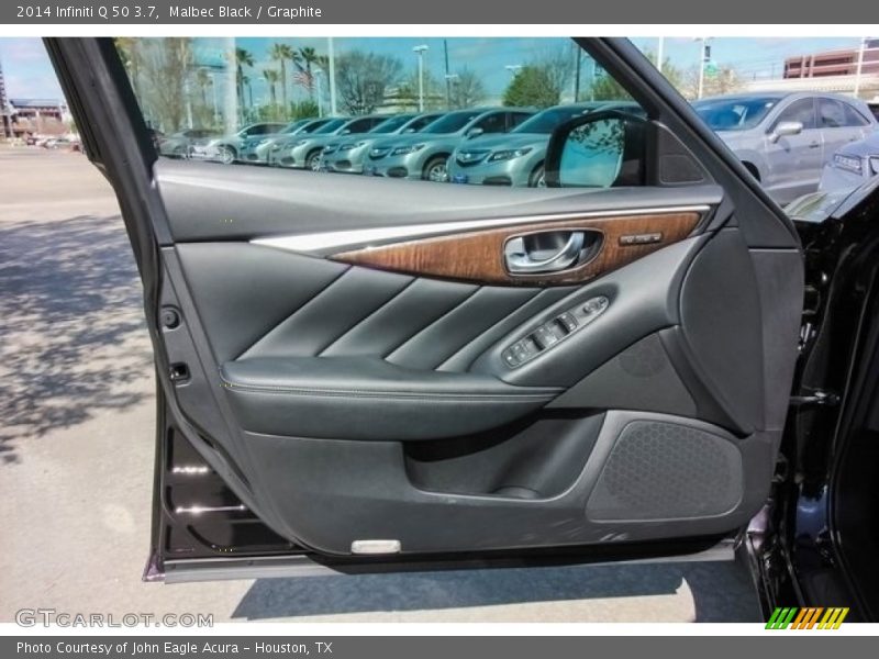 Malbec Black / Graphite 2014 Infiniti Q 50 3.7