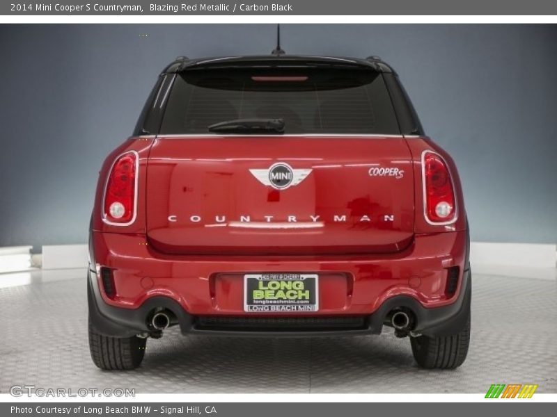 Blazing Red Metallic / Carbon Black 2014 Mini Cooper S Countryman