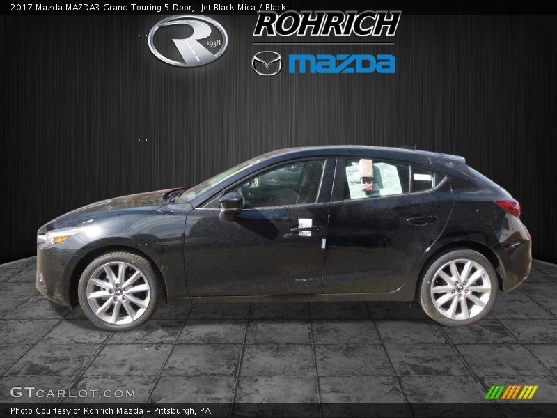 Jet Black Mica / Black 2017 Mazda MAZDA3 Grand Touring 5 Door
