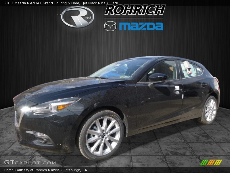 Jet Black Mica / Black 2017 Mazda MAZDA3 Grand Touring 5 Door
