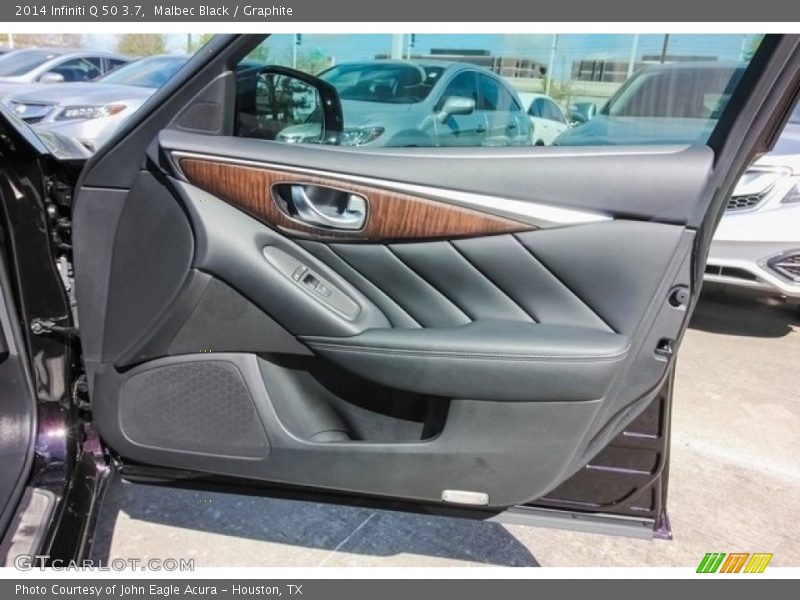 Malbec Black / Graphite 2014 Infiniti Q 50 3.7