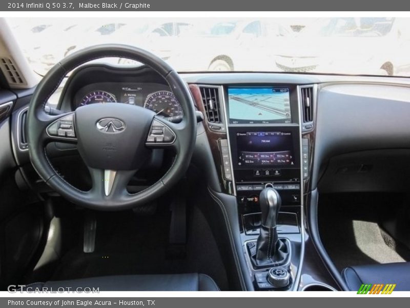 Malbec Black / Graphite 2014 Infiniti Q 50 3.7
