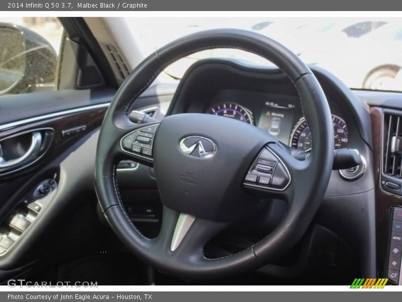 Malbec Black / Graphite 2014 Infiniti Q 50 3.7