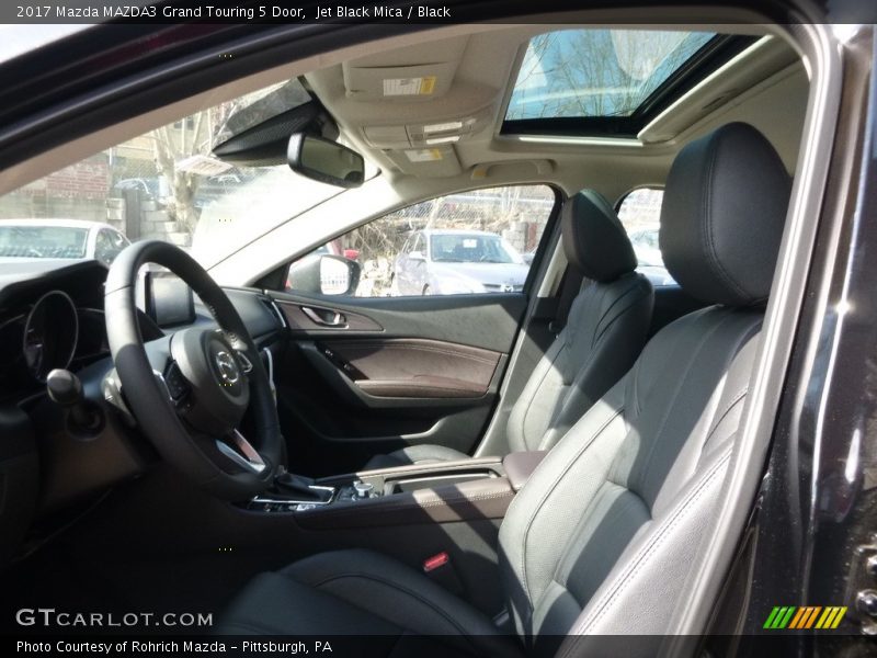 Jet Black Mica / Black 2017 Mazda MAZDA3 Grand Touring 5 Door