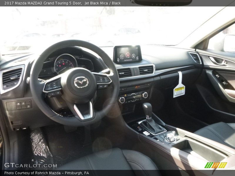 Jet Black Mica / Black 2017 Mazda MAZDA3 Grand Touring 5 Door
