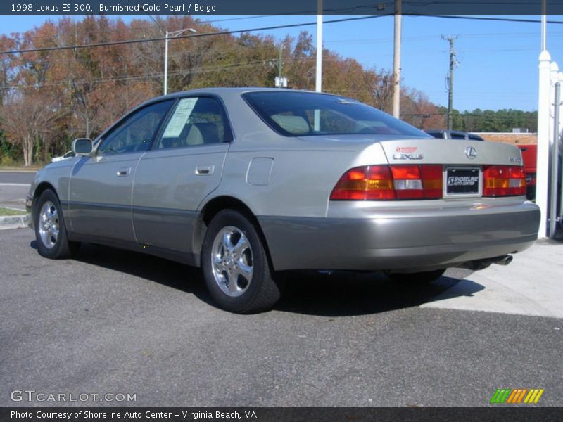 Burnished Gold Pearl / Beige 1998 Lexus ES 300