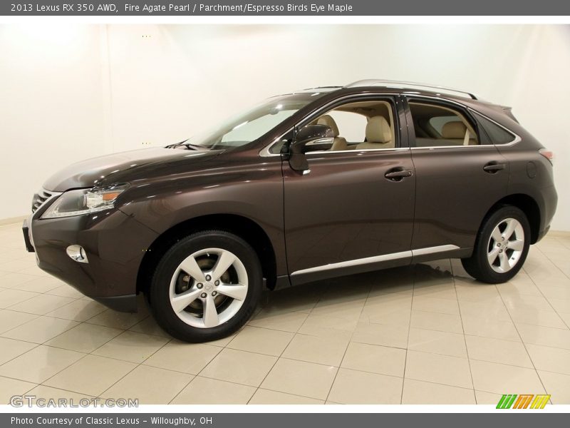 Front 3/4 View of 2013 RX 350 AWD