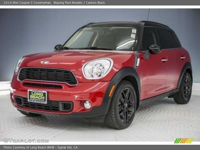 Blazing Red Metallic / Carbon Black 2014 Mini Cooper S Countryman