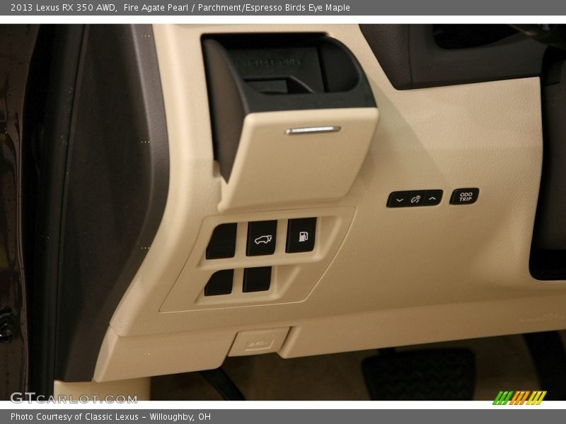 Controls of 2013 RX 350 AWD