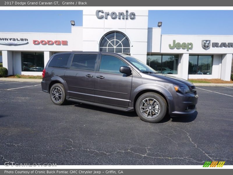 Granite / Black 2017 Dodge Grand Caravan GT