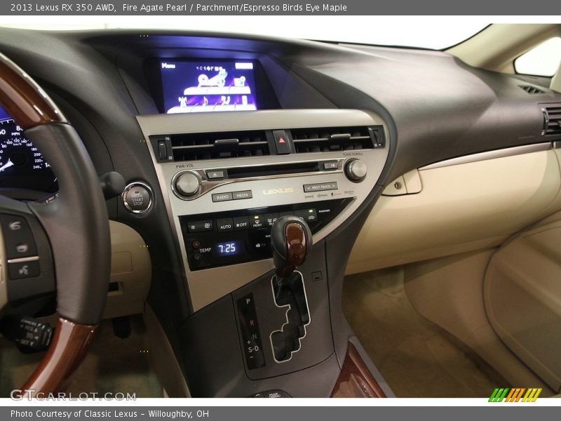 Controls of 2013 RX 350 AWD
