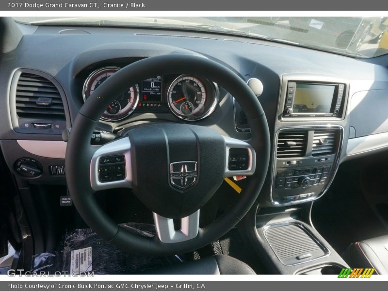 Granite / Black 2017 Dodge Grand Caravan GT