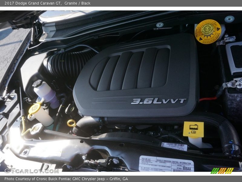 Granite / Black 2017 Dodge Grand Caravan GT