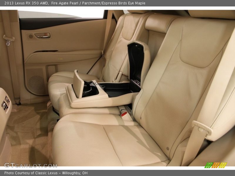 Rear Seat of 2013 RX 350 AWD