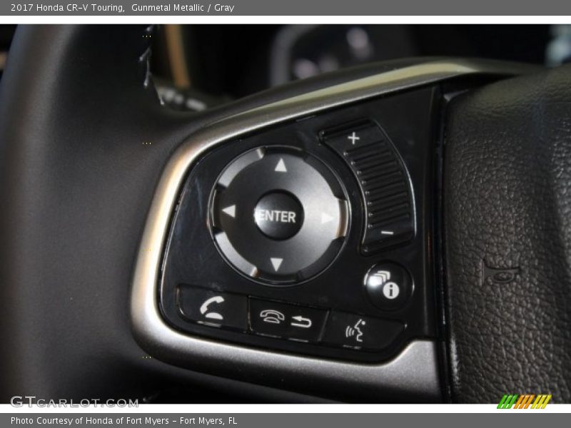 Gunmetal Metallic / Gray 2017 Honda CR-V Touring