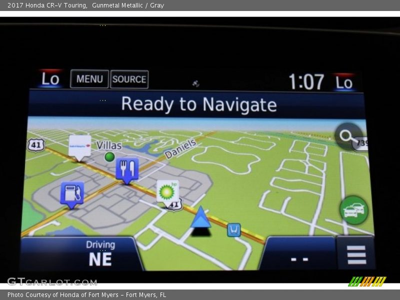 Navigation of 2017 CR-V Touring