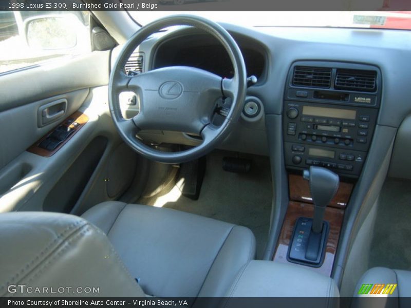 Burnished Gold Pearl / Beige 1998 Lexus ES 300