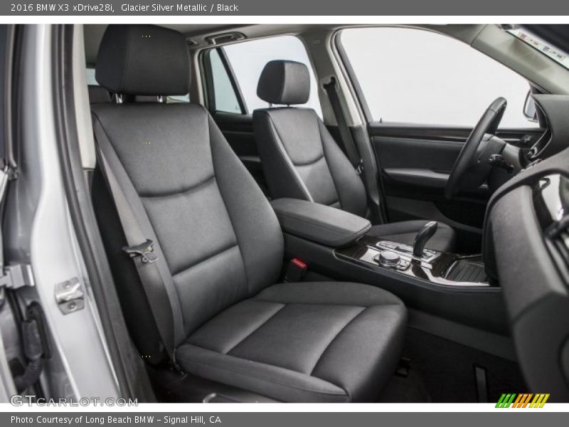 Glacier Silver Metallic / Black 2016 BMW X3 xDrive28i