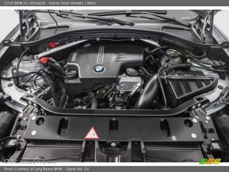 Glacier Silver Metallic / Black 2016 BMW X3 xDrive28i