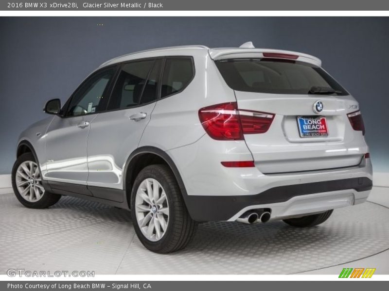 Glacier Silver Metallic / Black 2016 BMW X3 xDrive28i