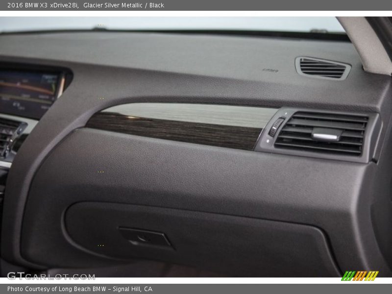 Glacier Silver Metallic / Black 2016 BMW X3 xDrive28i