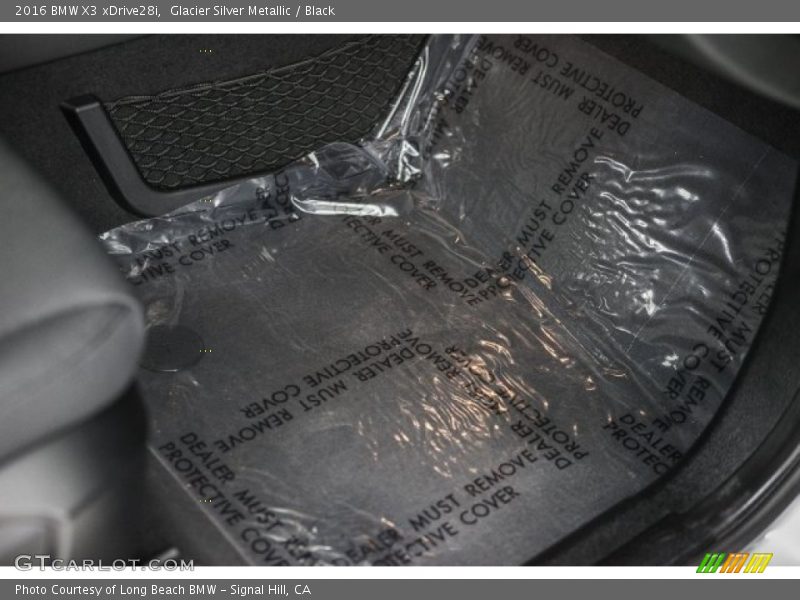 Glacier Silver Metallic / Black 2016 BMW X3 xDrive28i