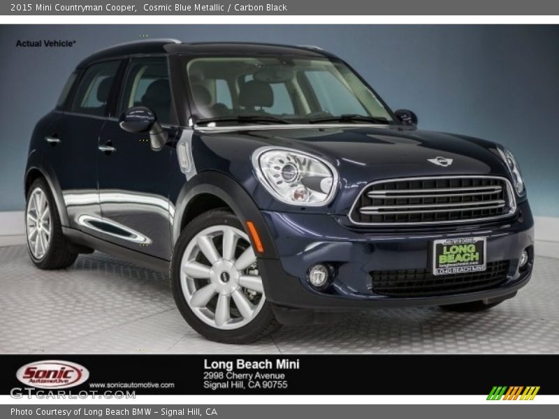 Cosmic Blue Metallic / Carbon Black 2015 Mini Countryman Cooper