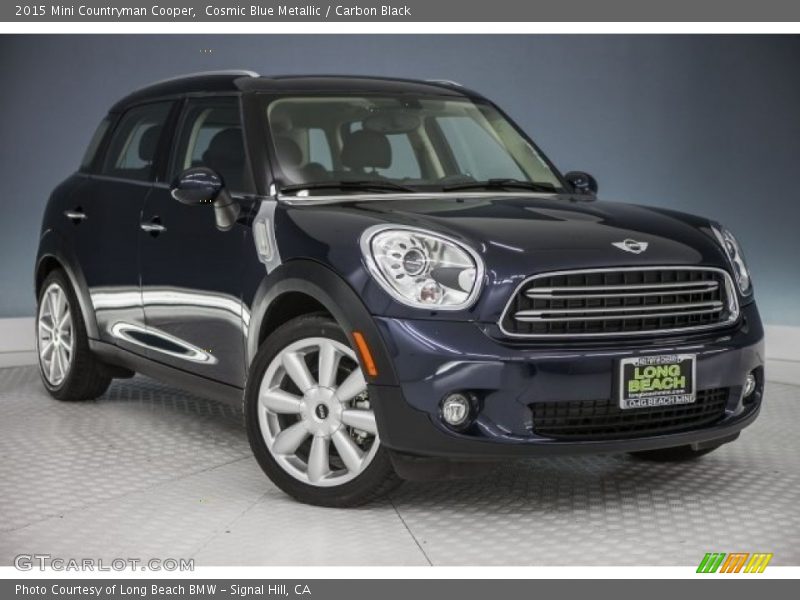 Cosmic Blue Metallic / Carbon Black 2015 Mini Countryman Cooper