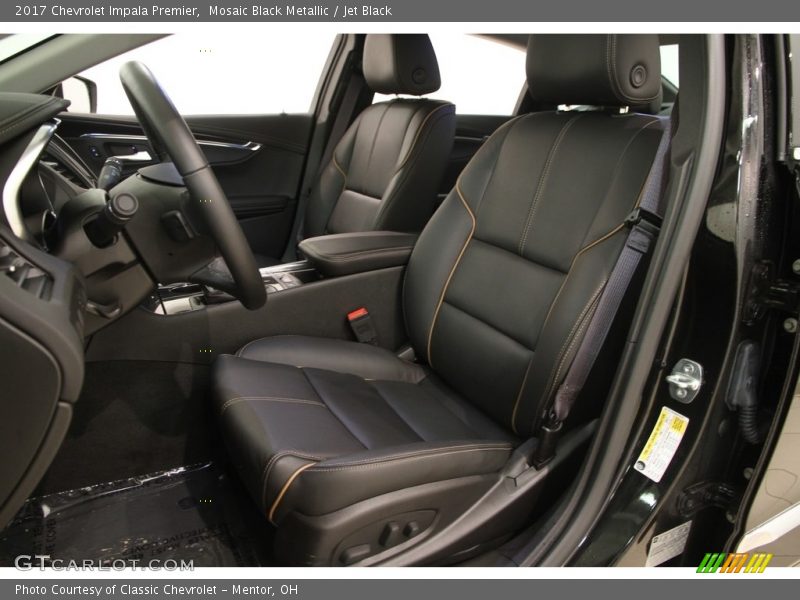 Mosaic Black Metallic / Jet Black 2017 Chevrolet Impala Premier