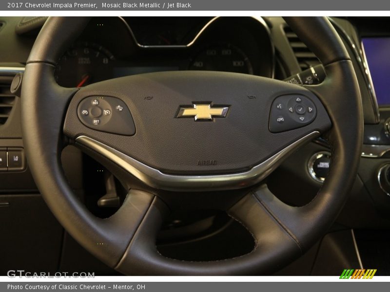 Mosaic Black Metallic / Jet Black 2017 Chevrolet Impala Premier